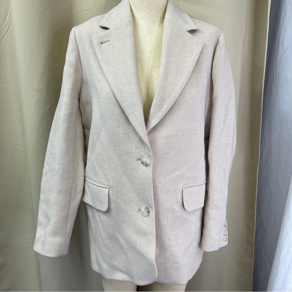& Other Stories Oversized Wool Blend Blazer Size 4 NWT - Picture 2 of 15